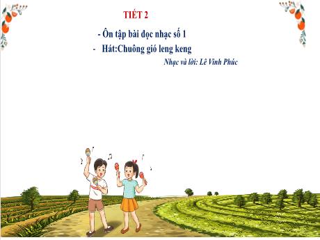 Bài giảng Âm nhạc Lớp 4 (Kết nối tri thức) - Tiết 2: Ôn tập bài đọc nhạc số 1; Hát: Chuông gió leng keng - Năm học 2024-2025 - Nguyễn Thị Huế