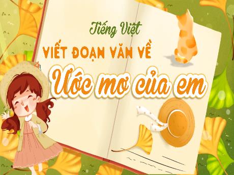 Bài giảng Tiếng Việt Lớp 3 (Nghe – viết) Sách Kết nối tri thức - Bài: Viết đoạn văn về ước mơ của em - Năm học 2023-2024 - Phan Thị Tú Anh