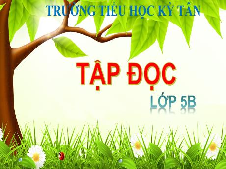Bài giảng Tiếng Việt Lớp 5 (Tập đọc) - Bài: Người gác rừng tí hon (Theo Nguyễn Thị Cẩm Châu ) - Năm học 2023-2024 - Phan Thị Quỳnh Trang