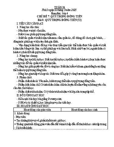 Kế hoạch bài dạy Đạo đức, Âm nhạc Tiểu học - Tuần 29 - Năm học 2024-2025 - Nguyễn Thị Huế