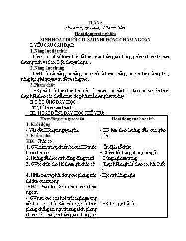 Kế hoạch bài dạy Lớp 1 - Tuần 5 - Năm học 2024-2025 - Lê Thị Kim Hiên