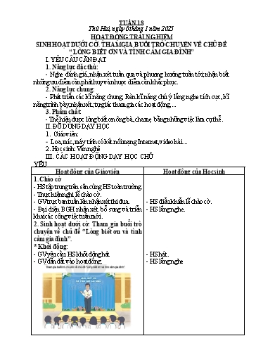 Kế hoạch bài dạy Lớp 2 - Tuần 18 - Năm học 2024-2025 - Nguyễn Thị Phương