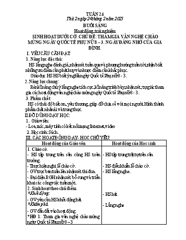 Kế hoạch bài dạy Toán Lớp 3 - Tuần 24 - Năm học 2024-2025 - Phan Thị Tú Anh