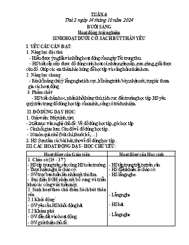 Kế hoạch bài dạy Toán Lớp 3 - Tuần 6 - Năm học 2024-2025 - Phan Thị Tú Anh